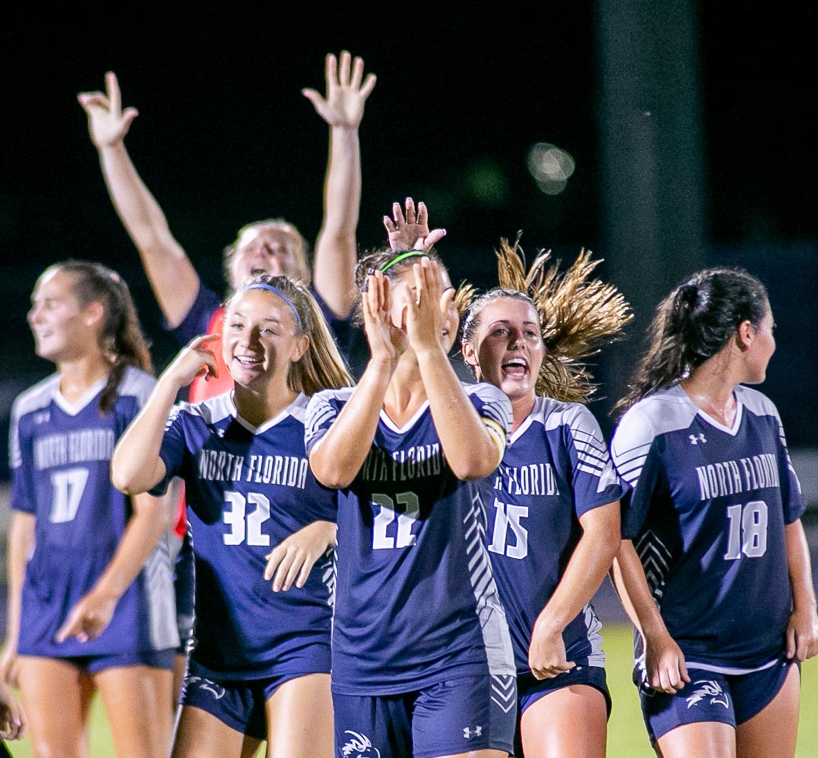 Lipscomb at UNF women's soccer at Jacksonville's Hodges Stadium