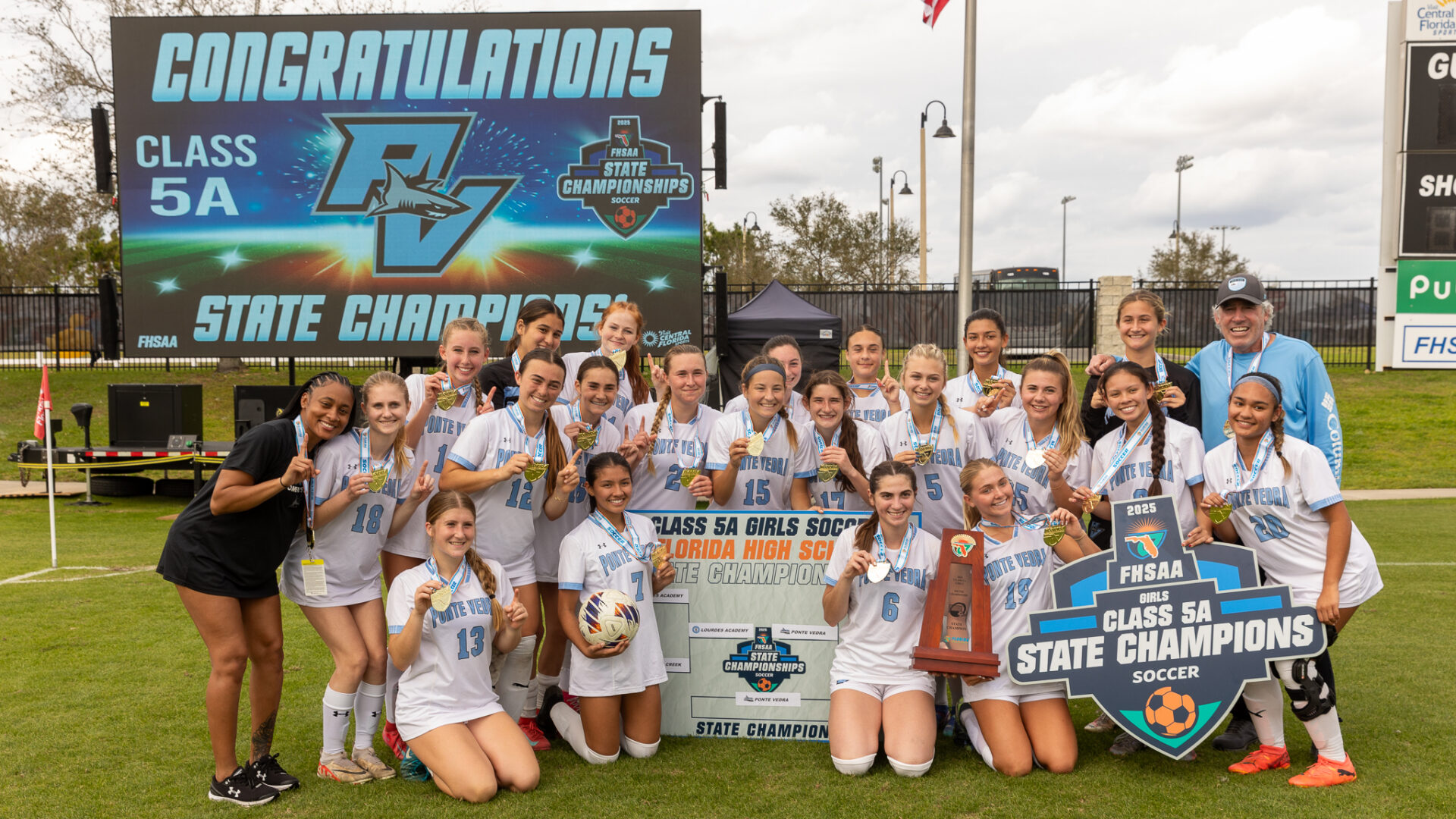 Ponte Vedra holds off Lourdes Academy, wins 5th FHSAA soccer title